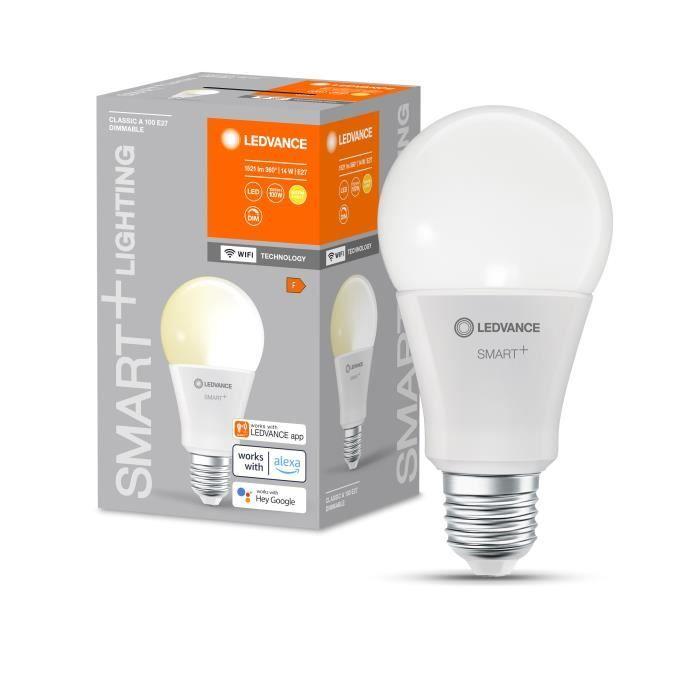 Ampoule led - ledvance - smart+ wifi - 14w - 1521lm - compatible alexa