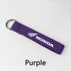 Canvas Simply Car Keychain Keyring ID Card Lanyard For Honda Civic FIT Accord Prelude CRV 5th City CRZ CRX Jazz HRV Accessories FL3
