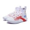 Li Ning Flash 9 Ultra Stoff Synthetikleder Stoßdämpfung Rutschfest Abriebfest High-Top Basketballschuhe Herren Basketballschuhe ABAT013-5