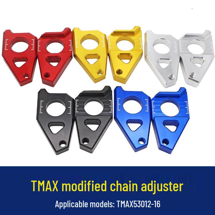 

Yamaha TMAX Chain Adjuster for XP500/530 & TMAX560 Rear Axle Black