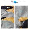 2025 Spring & Autumn Kids' Korean Fashion Sweatshirt: Boys' Long-Sleeve, Round Neck Pullover for Big Kids
