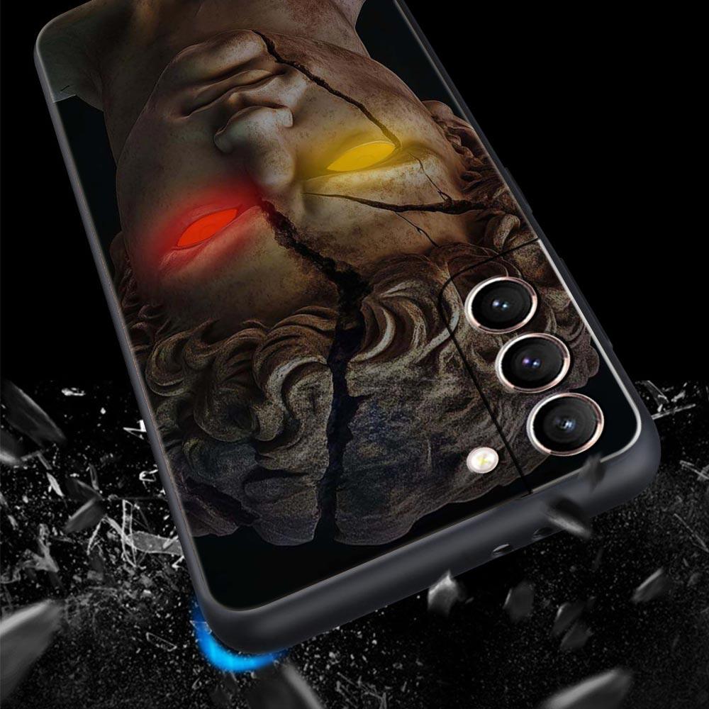 Fashion Ancient Greek Statues Phone Case Cover for Samsung Galaxy S26 S25 S24 S23 S22 S20 S21 FE Ultra S25 Edge Plus 5G Soft TPU