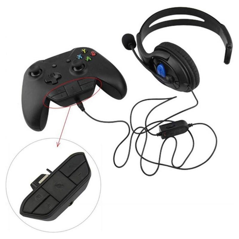 Gaming Headsets Adapter for Controllers, Simple No USB Cable Included