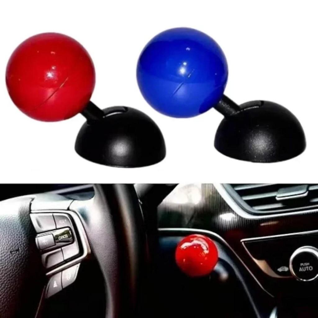 Auto Motor Startknopf Abdeckung Kugel Dekoration Rot Blau Universal Autozubehör