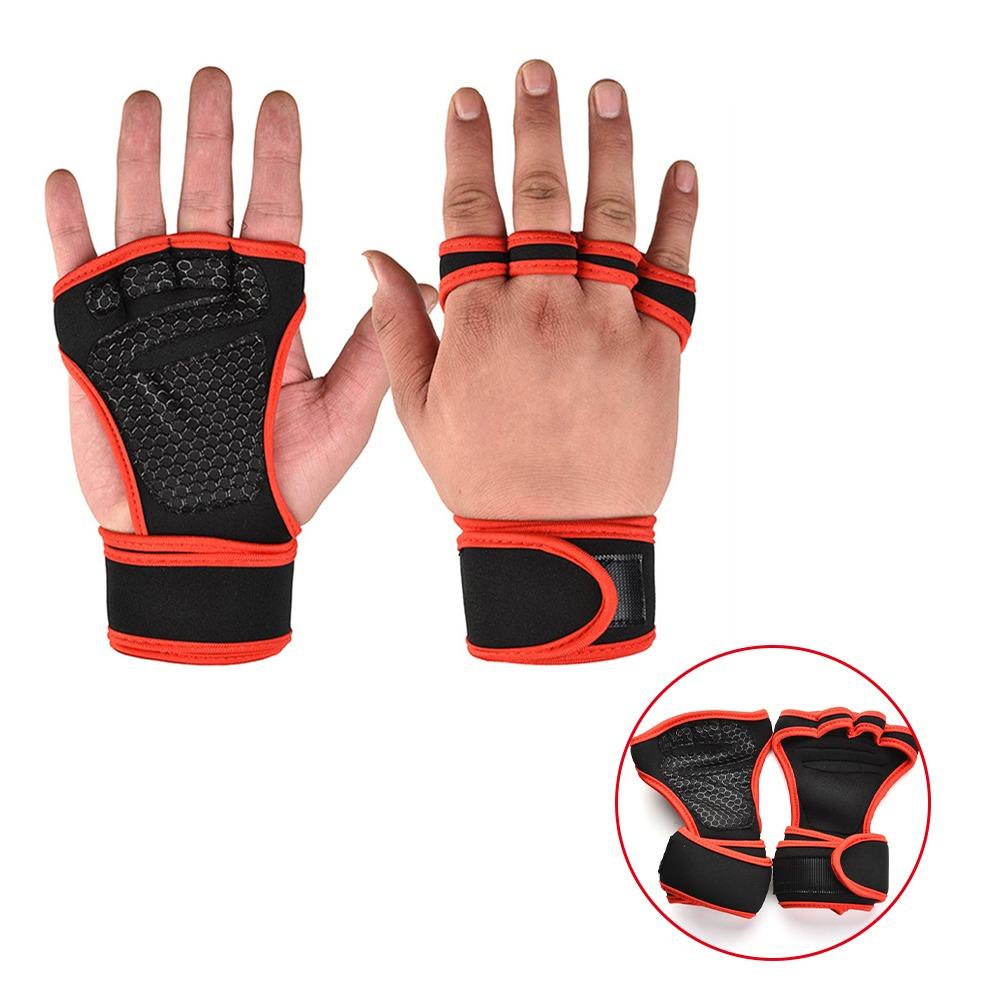 Fitness Sports Body Building Guantes1 Pairs Weightlifting Training Gloves Men Women Gymnastics Hand Wrist Palm Protector Gloves