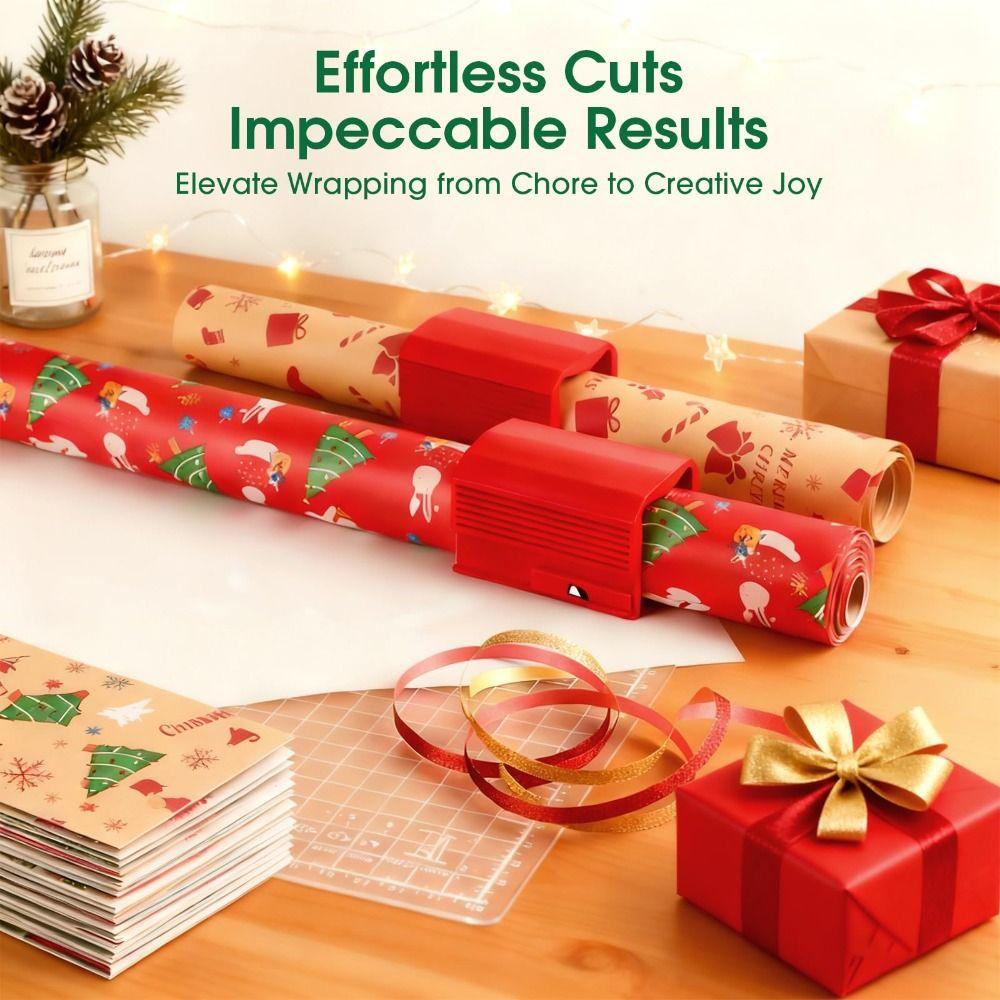 Universal Design Packaging Paper Cutter Portable Wrapping Paper Cutter  Gift Packaging