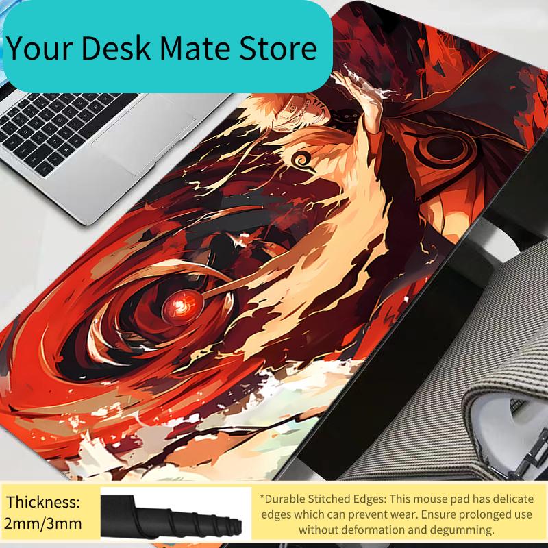 Anime Computer Naruto Mouse Pad Gamer Mouse Pads Large Gaming Mousepad XXL Desk Mause Pad Keyboard Mouse Anime Durable Carpet
