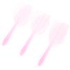 3 Pcs 2BA Integrated Transparent Dart Shaft and Flights Standard Shape Anti BreakPink