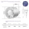 Powerful Silent Bathroom Exhaust Fan for Home Use, Wall-Mounted Toilet and Kitchen Ventilation Fan, Dual-Directional Extractor Fan