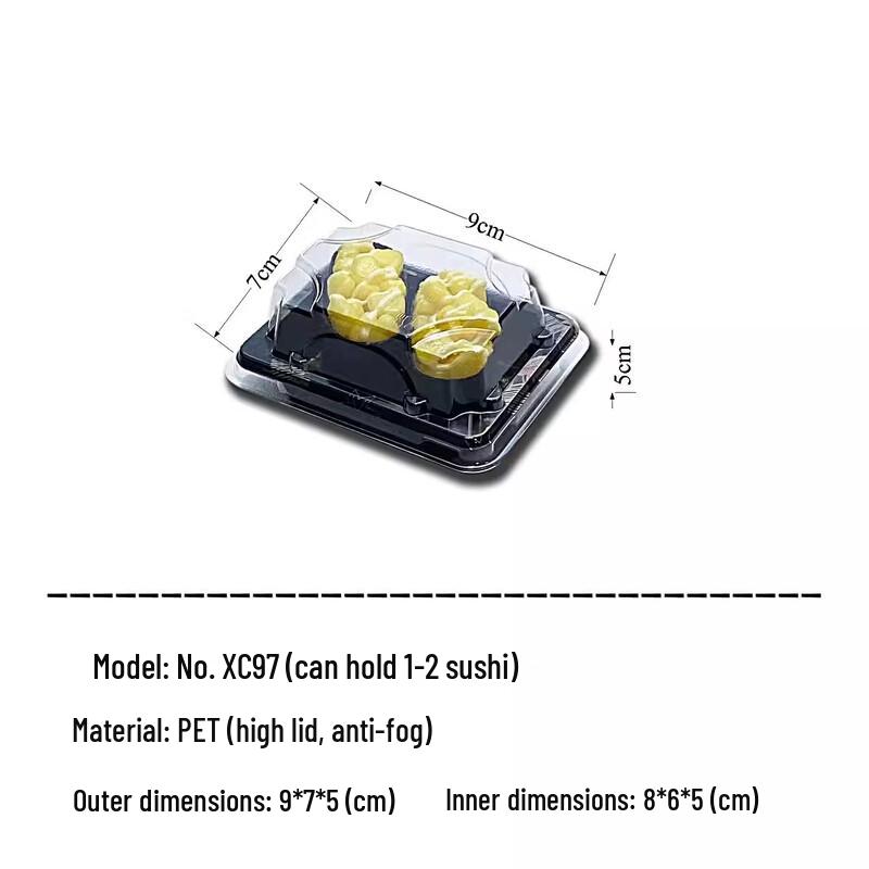 Miaojiayi Disposable Rectangular Sushi Takeaway Box