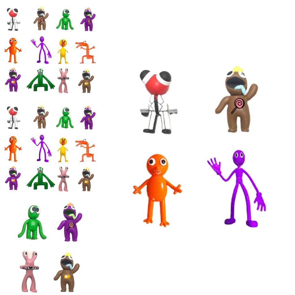 Roblox Rainbow Friends Figure Toy Model Durable Colorful Cake Topper Ornament For Kids' Xmas Gifts