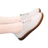 Soft leather shoes 22 spring new flat cow tendon soft-soled bean shoes casual light mother leather shoes