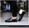 Men's Soft Sole Leather Slip-On British Style Driving Shoes, Big Size, Trendy & Versatile.