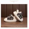 Baby Sandals, Summer Children's Casual Shoes, Breathable Hollow-Out Boys' Semi-Sandals, Girls' Frame Shoes.