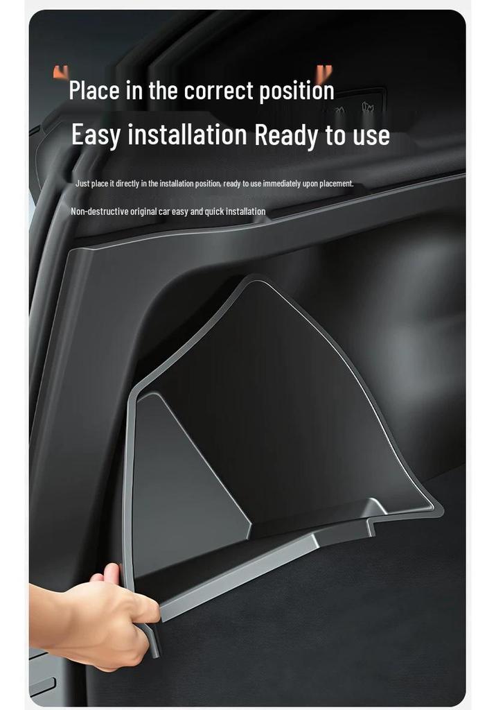 Tesla Model Y 6-Seater Trunk Side Storage Organizer Box