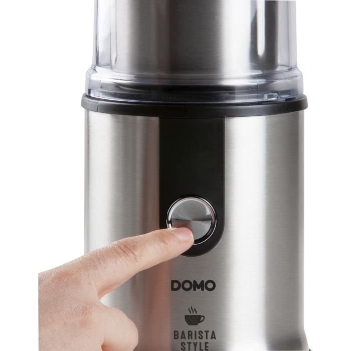 Elektrische Kaffeemühle - DOMO - DO723K - 300 W - Kapazität : 110 g - Mahlwerk mit Mahlscheiben