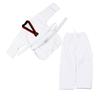 Kids Taekwondo Uniform Breathable Drawstring Elastic Waist Short Sleeve Taekwondo Training Outfit Taekwondo Uniform 150