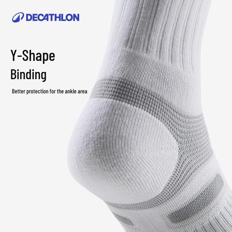 Decathlon RS500 Adult Tennis Badminton Socks 3-Pack