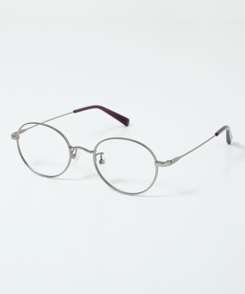 Timideupeulikeu Puni Gunmetal Titanium Glasses