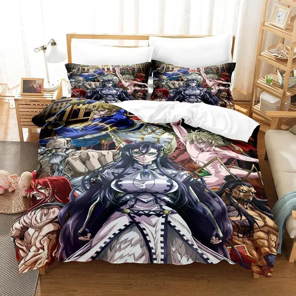 Record of Ragnarok Sängklädesset Enkelt Twin Full Queen King Size Sängset Vuxen Barn Sovrum Påslakanset 3D Anime Lakan Set