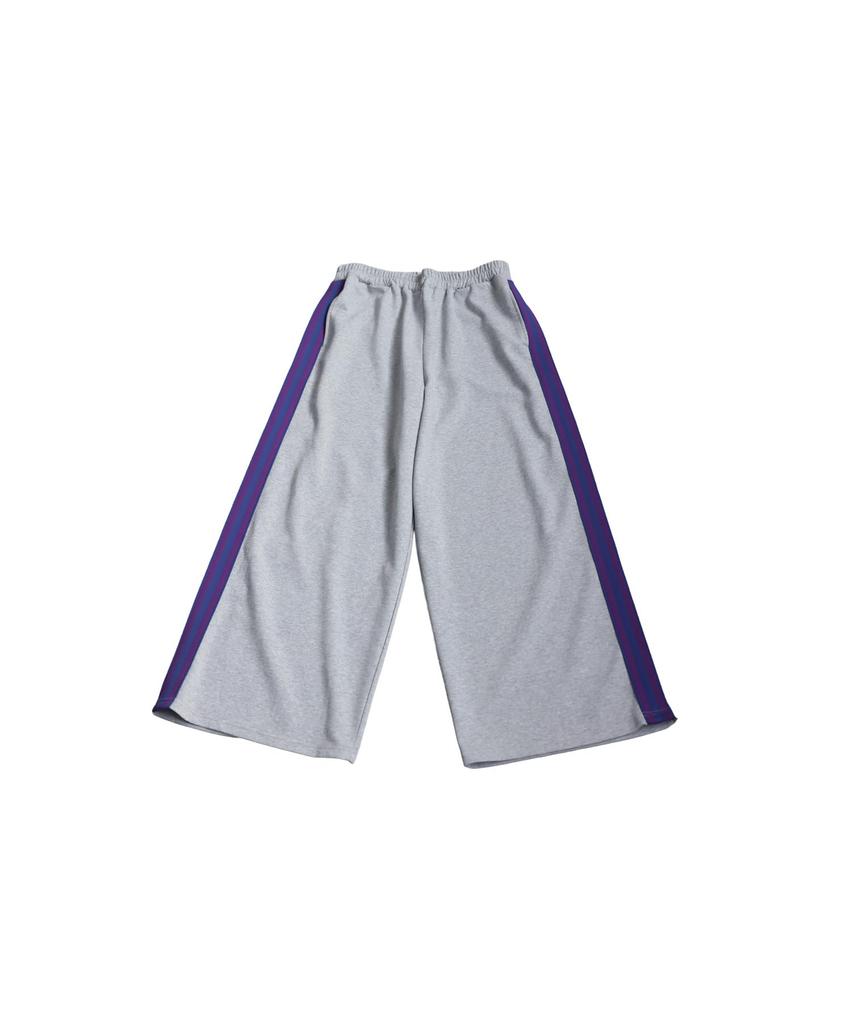 Antiqua Lange und Einheitsgröße Graue Damen-Hose mit Farbstreifen, Weit, NA-00489, 15,