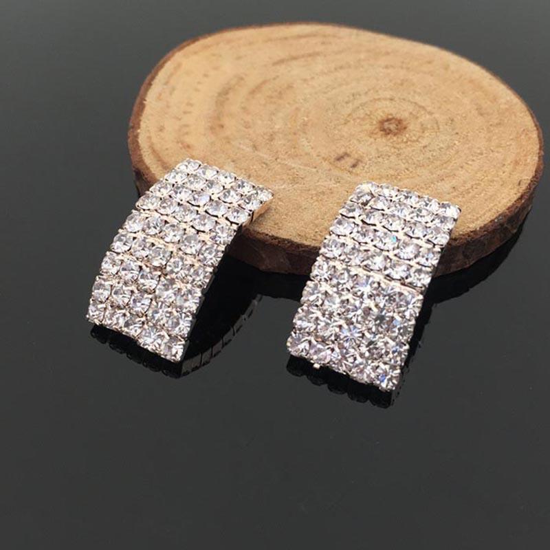 

Engood 50Pcs Full Rhinestone Rrc Buckles Sewing Trim & Embellishments Craft Buttons for Wedding Decor DIY Hair Badges HZ266 золотой
