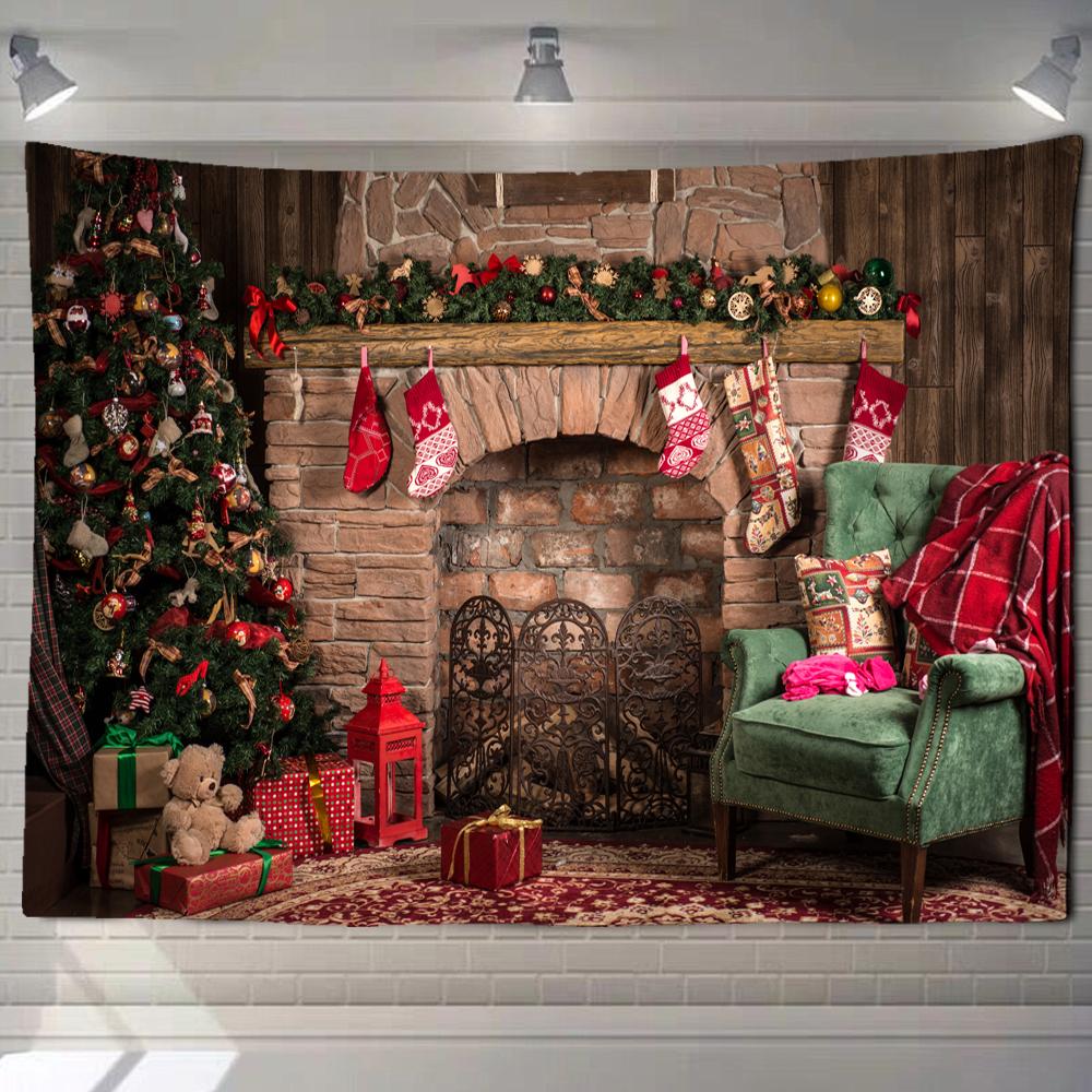 Рождественский гобелен с котом — фото 12