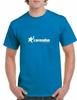 Corendon Airlines Weißes Retro-Logo Türkisches Reise Royalblaues T-Shirt