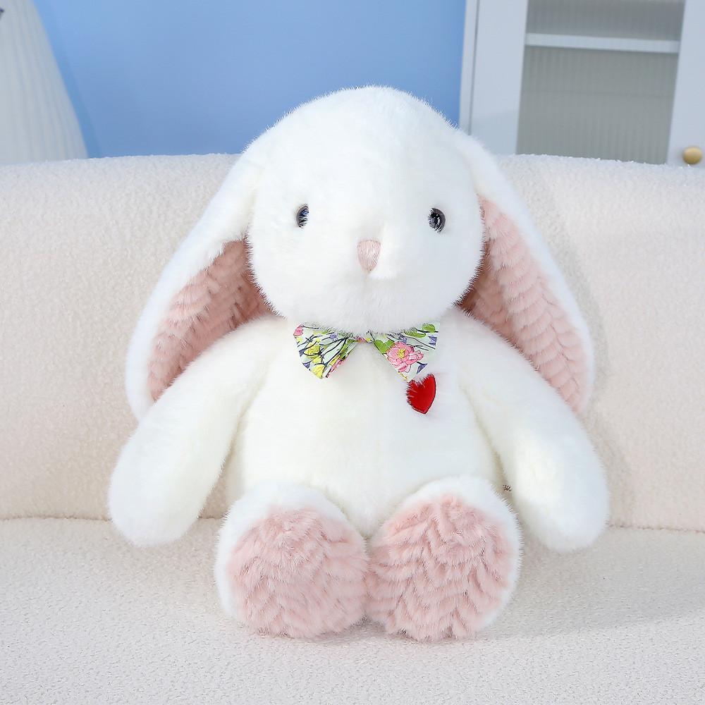 Plush Bunny Toy With Soft Polyester Filling For Comforting Kids And Sleep Support