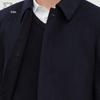 EMZ Men's Cashmere Blend Business Casual Overcoat