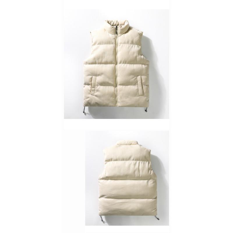 Loose Stand Collar Thick Warm Vest For Women Winter Autumn