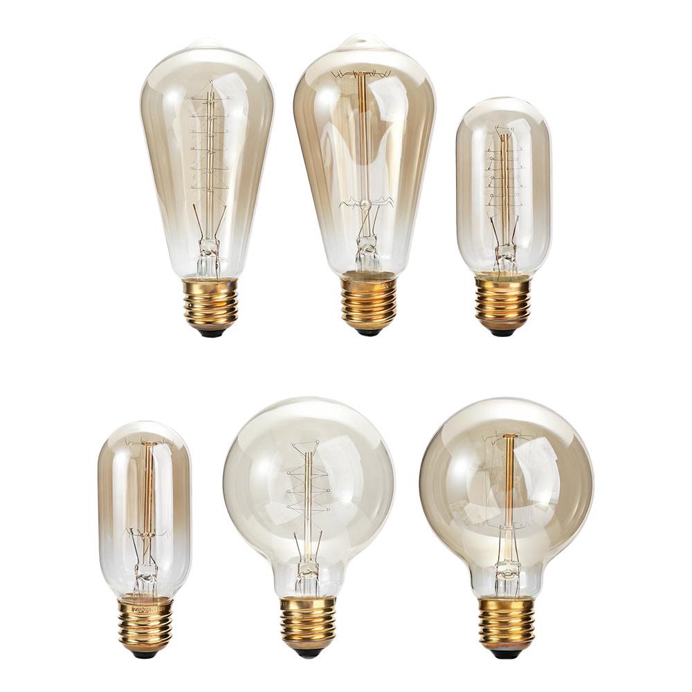 Filament Home Decor Safe Retro Light Appliance Home Lighting Edison Light Bulb Incandescent Bulbs
