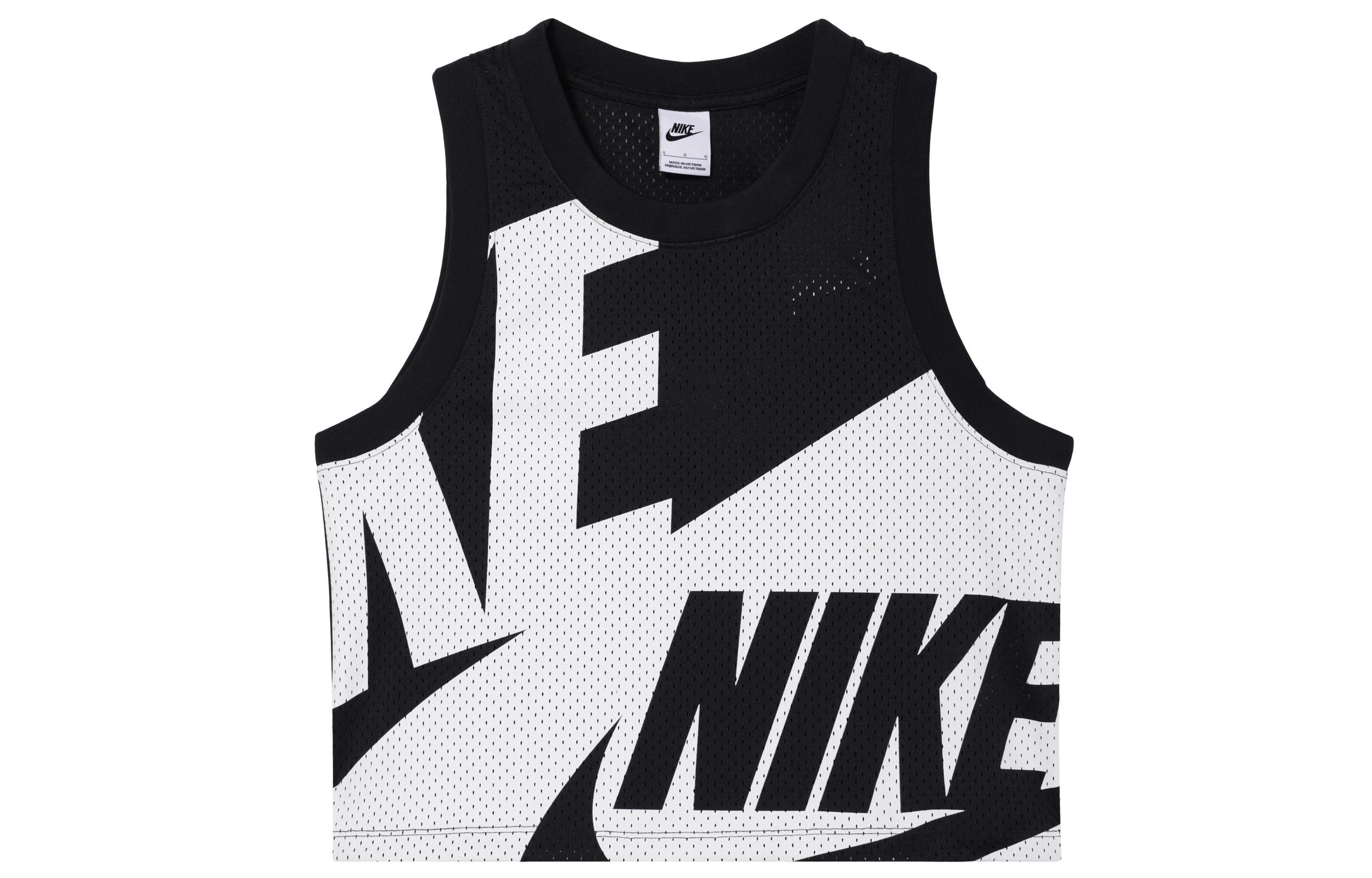 Nike Tank Tops Women s Black Crew Neck Moderate Straight Fit FN2257-010 XS