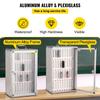 Cell Phone Storage Cabinet, 36 Slots, Aluminum Alloy Pocket Chart Storage Locker Box w/ Portable Handle, Key Lock & Handwritten Tags, Wall Mounted for