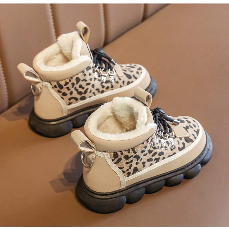 

Хлопковые туфли для девочек 2025 осень и зима зарубежный стиль бархатные утолщенные теплые домашние тапочки в стиле принцессы утолщенные детские хлопковые туфли 37 inner length about 22.2cm