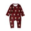 Family Casual Comfortable Long Sleeved Long Pants  3D Christmas Printed Parent-child Set