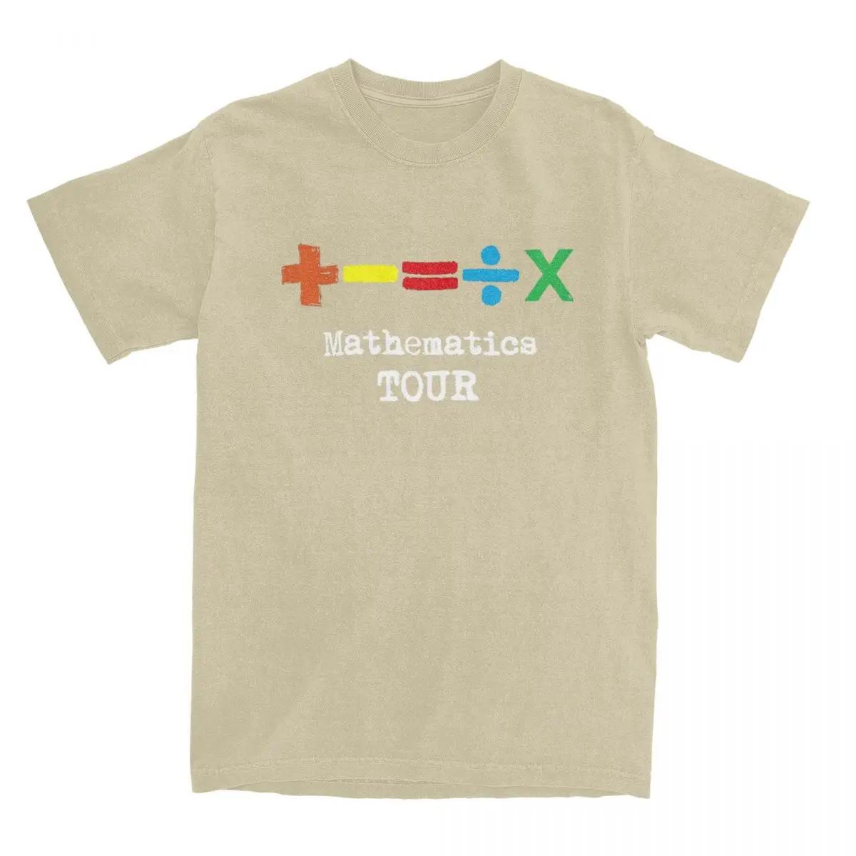 

Футболка The Mathematics Tour Пляжные винтажные футболки Ed Sheeran Хлопковая хип-хоп футболка для мужчин Повседневные футболки с коротким рукавом L
