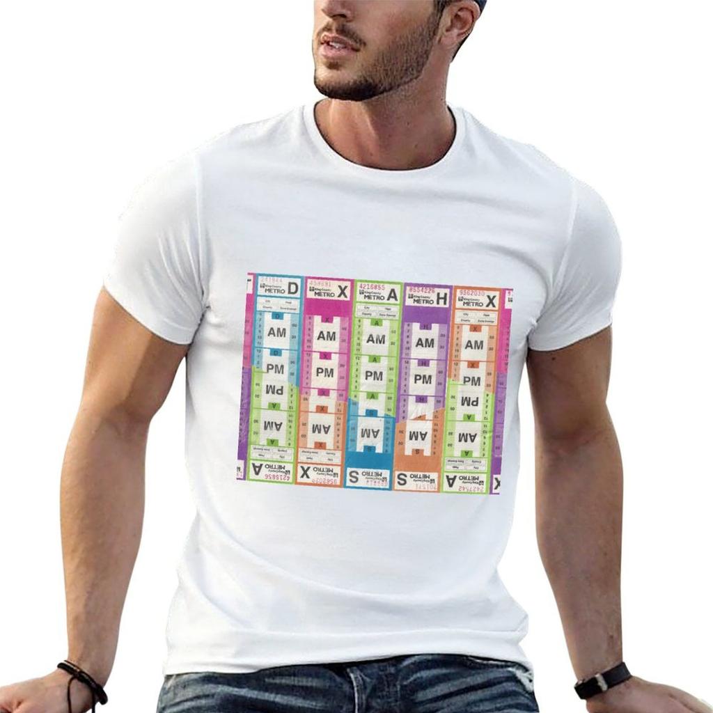 Seattle Metro Transfer Slip Collage Tshirt Lightweight Print Tshirt