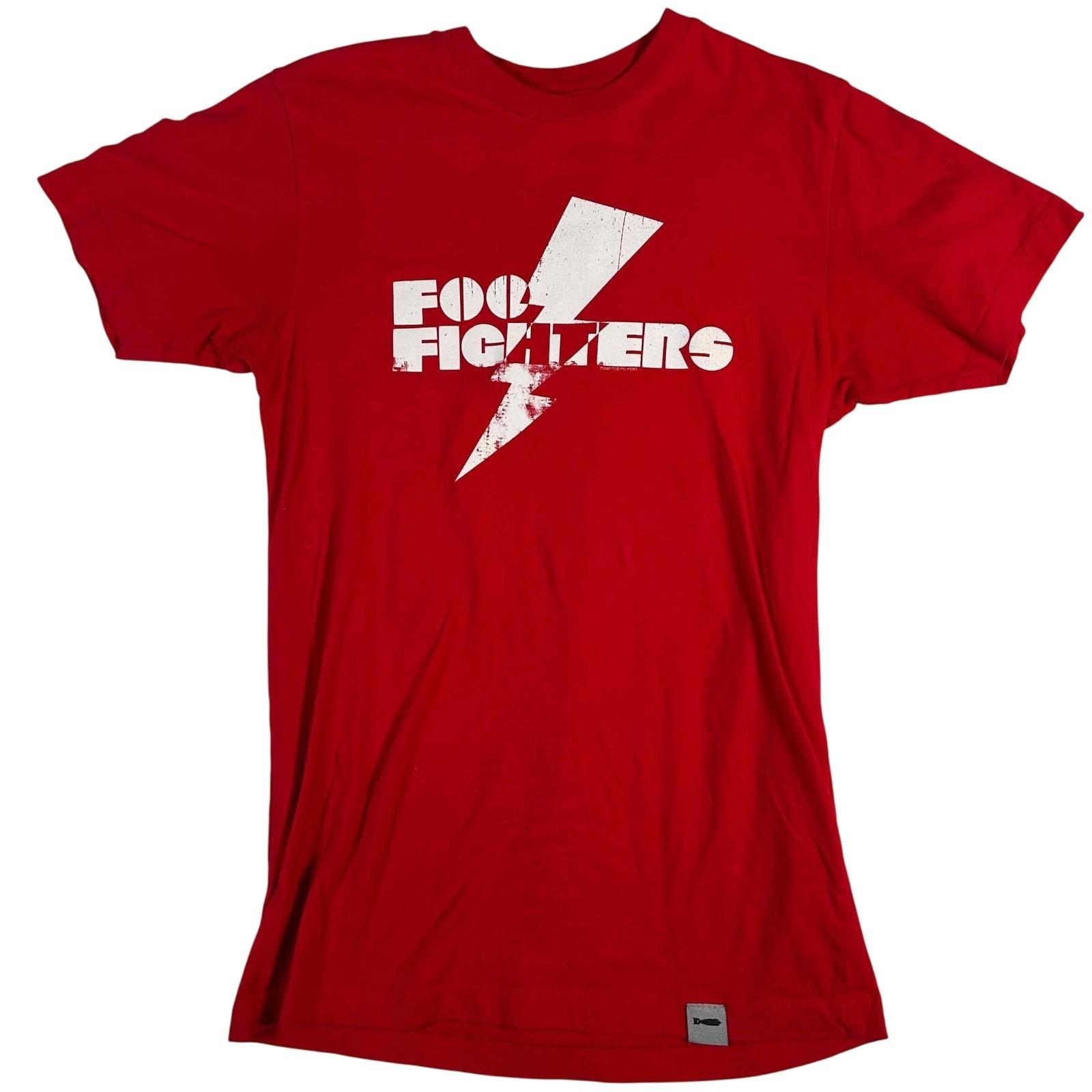 Foo Fighters Red Graphic Band Tee Rock Music Womens Small Unisex T-Shirt XXXXL