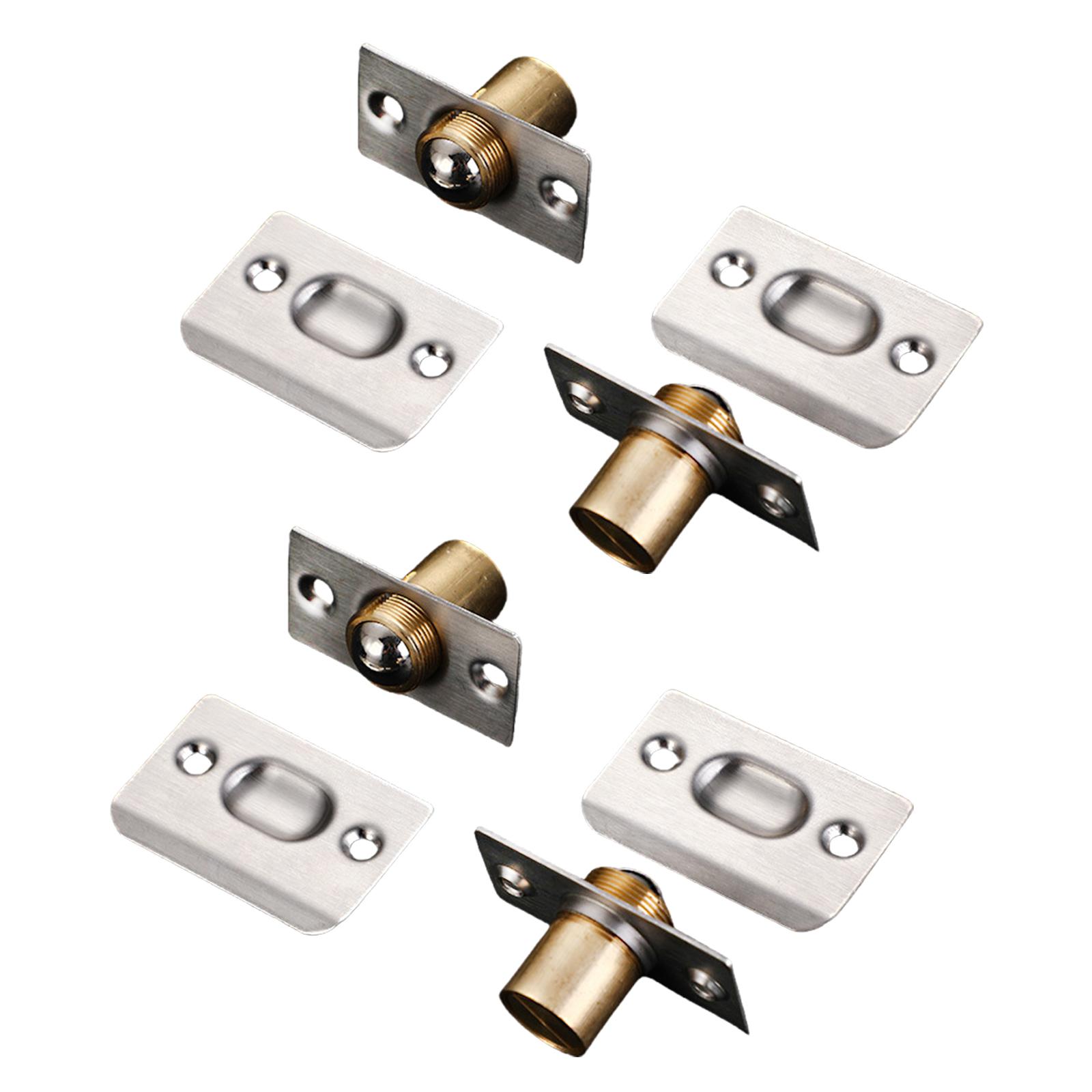 

4 шт. Шариковые защелки для дверей шкафа, фурнитура, регулируемые шарики, магнитные защелки, замена, шариковые защелки для замка французской двери