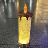 New Christmas Led Candle Light Environmentally Friendly Base Colored Light 5 Colors Family Party Table Candle Without Battery