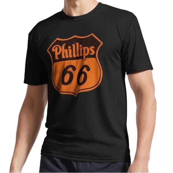 

New Phillips 66 Oil Vintage Active Logo T-Shirt Funny Size S to 5XL 4XL