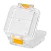 Dental Lab Supply 50pcs Plastic Denture Tooth Box With Film Denture Storage Box Membrane Tooth Box