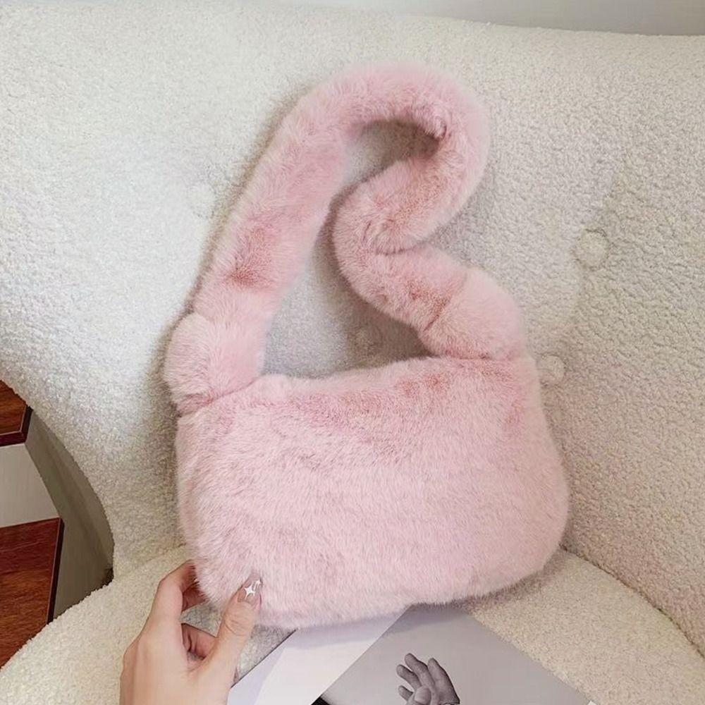 Einseitige quadratische Tasche Mehrfarbige Make-up-Tasche Modische Handtasche Mädchen