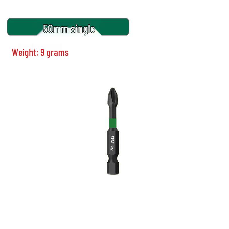 Impact-Resistant Magnetic Phillips Screwdriver Bit Set - High Hardness, Anti-Slip, Electric Drill Compatible