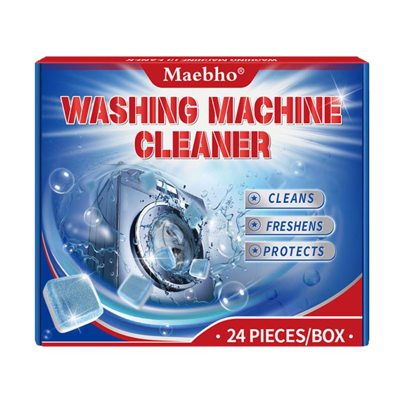 Washing Machine Cleaner Descaler Deepcleaning Tablets Suitable Frontloading Toploading Washing Machines Ecofriendly Deodorizer 12PCS