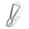 Creative Titanium Alloy Belt Buckle Keychain Outdoor Tool EDC Men's Waist Hanging Personalised Keychain
