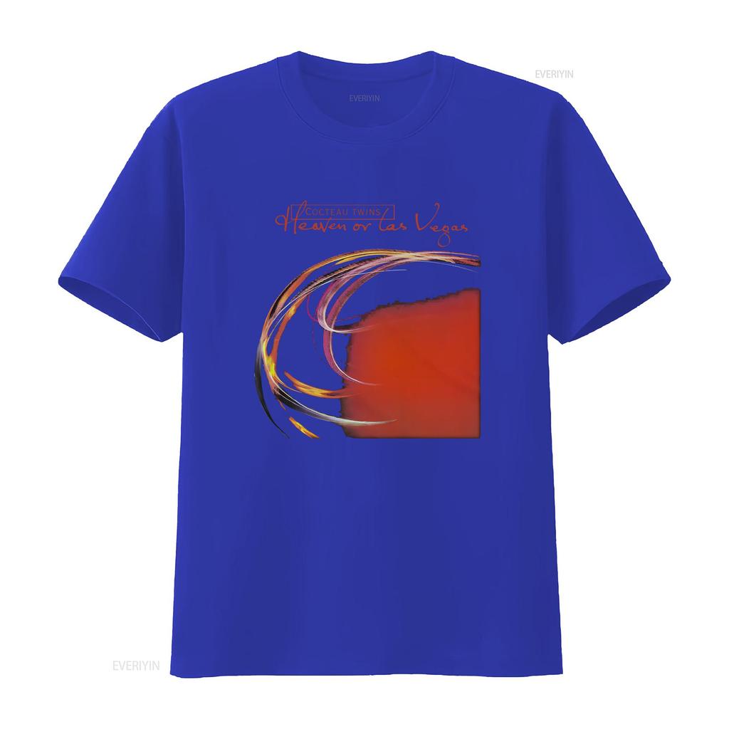 Cocteau Twins T Shirt Heaven or Las Vegas vintage Washed Casual Stretched Stylish Top For Everyday Wear fashion Versatile