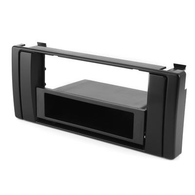 1 Din Stereo Radio Fascia Instrumentpanelram Interiörtillbehör Passar för 5-serien E39 X5 E53