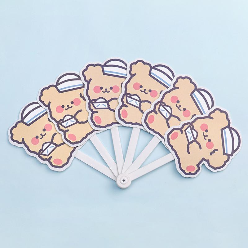 Cute Cartoon Mini Portable Alien Hand Shake Fan Cool Small Fan Summer Cooling Fan Gift